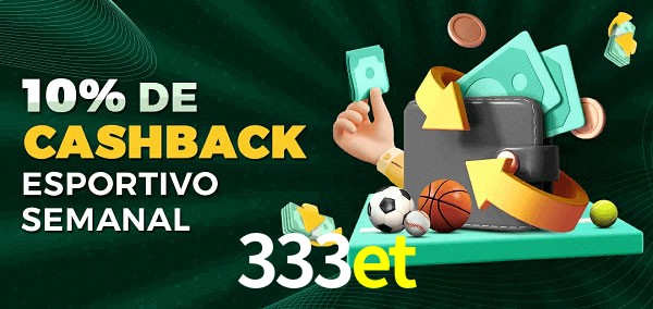 10% de bônus de cashback na 333et